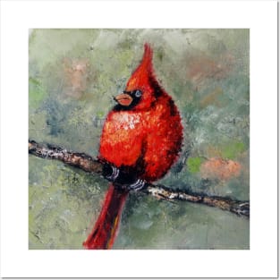 Red Cardinal Bird Posters and Art